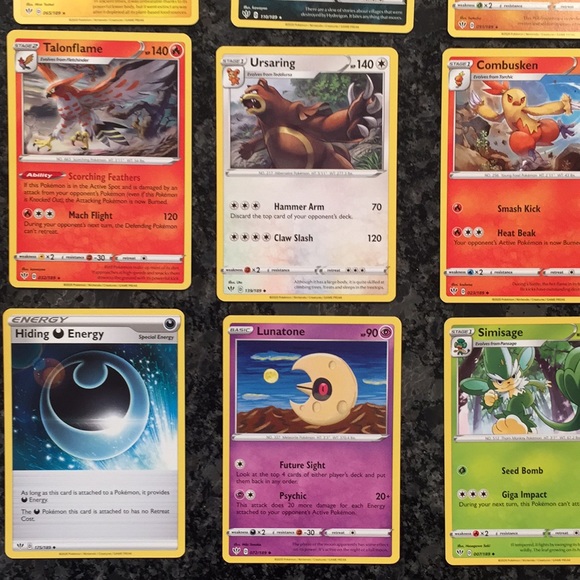 Pokémon Darkness Ablaze Card Bundle: 50 Cards - Picture 2 of 4